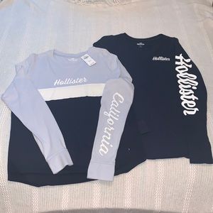 Two Hollister Long Sleeve Shirts